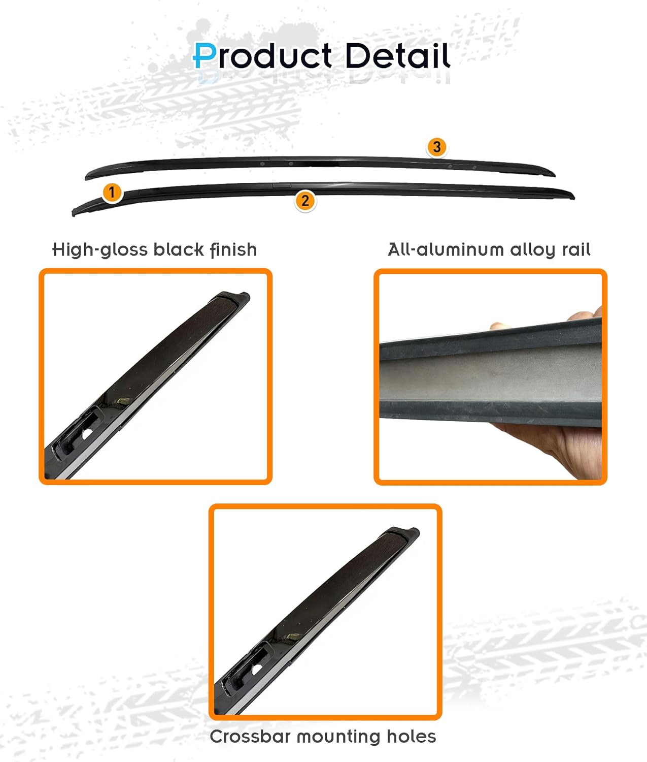 220LBS Roof Rails & Roof Racks for 2012-2016 Honda CR-V, Upgraded Aluminum Side Rails - OE Style All Black Set of 4 with 2 Side Rails and 2 Cross Bars