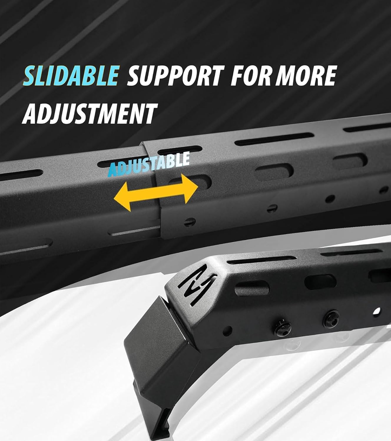 420 LBS Roof Racks Cross Bars for Jeep Wrangler 2007-2025 and Gladiator 2020-2025 (ONLY FIT Hard Roof Top) 2 & 4Door, Can be Adjustable Length Bar