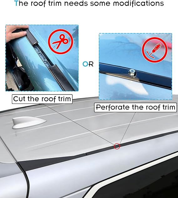 Roof Rack Compatible with Honda CRV 2007-2011 Without Side Rails, 265 LBS Heavy Duty Cross Bars - Anti-Theft Lock - Low Wind Noise- Kayak, Bike, Cargo Ready