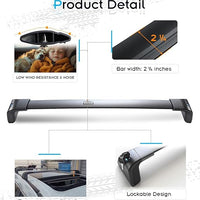 Roof Rack Compatible with Honda CRV 2007-2011 Without Side Rails, 265 LBS Heavy Duty Cross Bars - Anti-Theft Lock - Low Wind Noise- Kayak, Bike, Cargo Ready