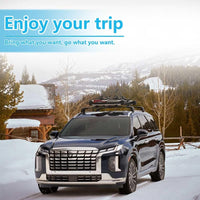 Silent Lockable Roof Racks for Hyundai Palisade 2019-2025, Deepace Cross Bars for Rooftop Cargo Carrier Bag Kayak Bike Snowboad