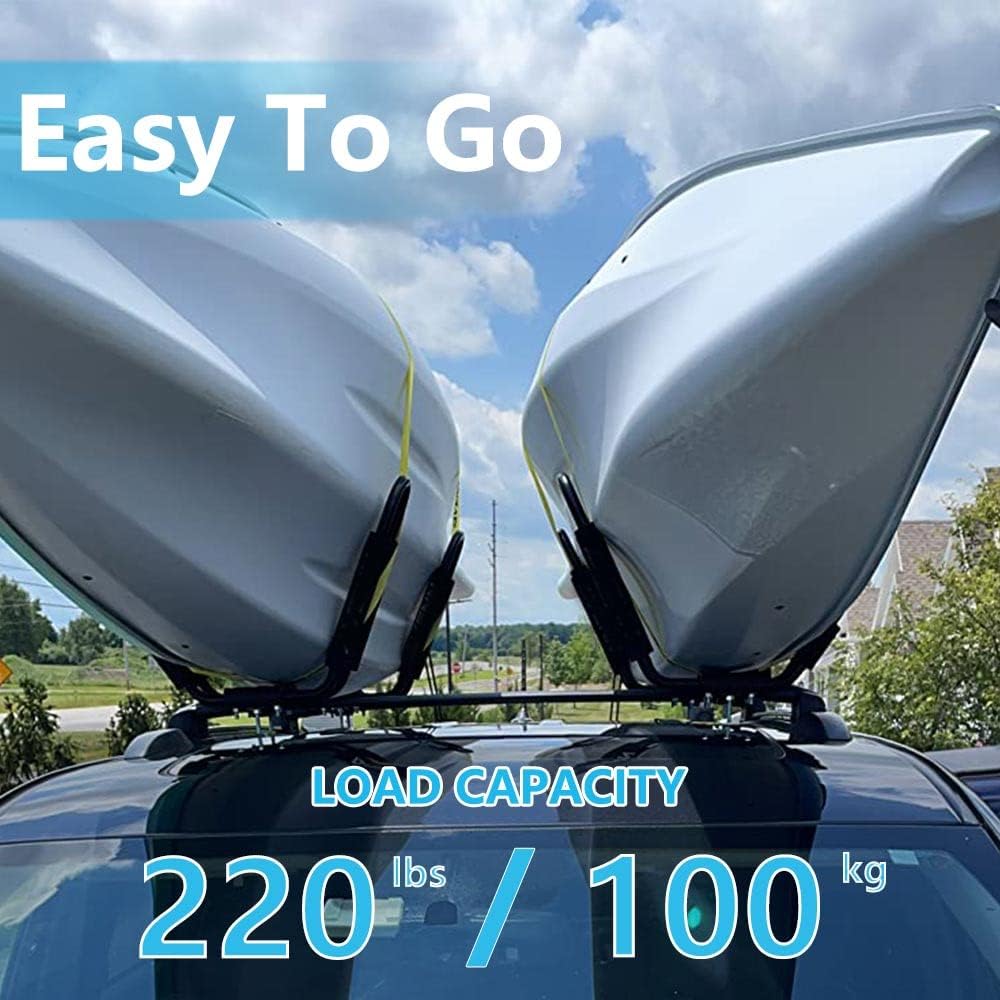 220LBS Roof Racks for Jeep Grand Cherokee WK2 2011-2021 - Only Fit Factory Grooved Metal Side Rails, Deepace Metal Clamp Cross Bars