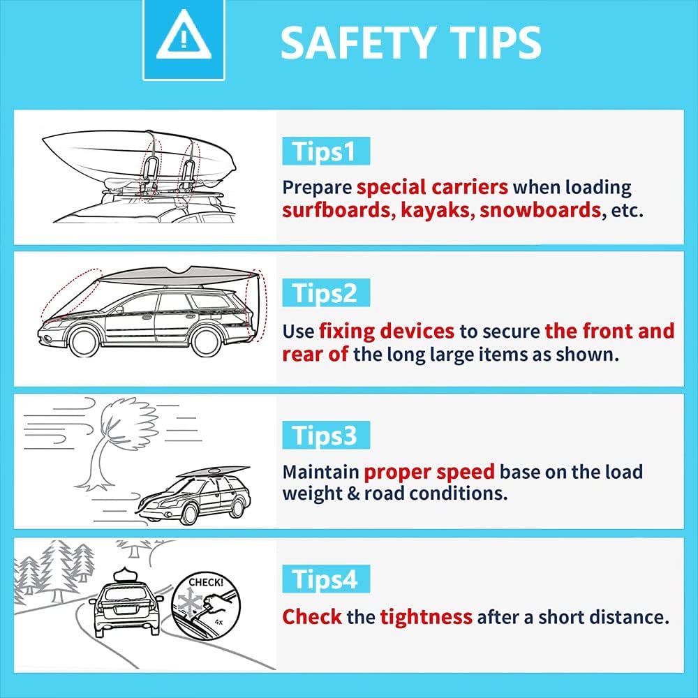 Lockable Roof Rails & Cross Bars for Mazda CX9 CX-9 2016-2023, 2 Side Rails & 2 Roof Racks, Deepace All Black Rooftop Accessories