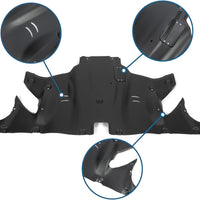 All Aluminum Rear Protective Skid Plate for Tesla Model Y/Model 3, Fits 2017-2024, Guards Chassis from Road Debris