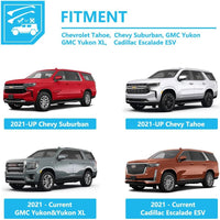 Enhanced 265 LBS Roof Racks for 2021-2025 Chevrolet Tahoe Suburban, GMC Yukon & Yukon XL, Cadillac Escalade ESV, All Aluminum Anti-Theft Cross Rails for Cargo Luggage Kayak Bike Snowboad