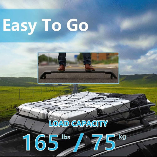 Lockable Roof Racks for 2022-2025 Mitsubishi Outlander & Outlander PHEV 2023-2025, 165LBS Cross Bars for Kayak Bike Snowboad Accessories