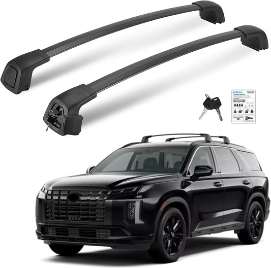 Silent Lockable Roof Racks for Hyundai Palisade 2019-2025, Deepace Cross Bars for Rooftop Cargo Carrier Bag Kayak Bike Snowboad