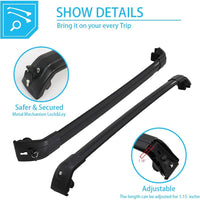 Lockable Roof Racks for 2022-2025 Mitsubishi Outlander & Outlander PHEV 2023-2025, 165LBS Cross Bars for Kayak Bike Snowboad Accessories