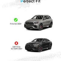 Running Boards Side Steps Fit for 2020-2025 Mercedes Benz GLE W167 GLE350 GLE450 GLE450e GLE580 Nerf Bar Accessories