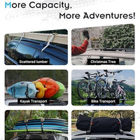 Roof Rack Compatible with Honda CRV 2007-2011 Without Side Rails, 265 LBS Heavy Duty Cross Bars - Anti-Theft Lock - Low Wind Noise- Kayak, Bike, Cargo Ready