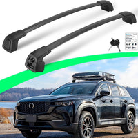 Silent Lockable Roof Racks for Mazda CX50 CX-50 Hybrid 2023 2024 2025, Anti-Theft Cross Bars for Rooftop Cargo Ski Kayak Bike Accessories