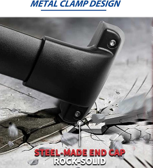 All Aluminum 260LBS Roof Racks for Subaru Ascent 2019-2025, Work with Raised Side Rails, Metal Clamp Cross Bars for Cargo Ski Kayak Bike Accessories