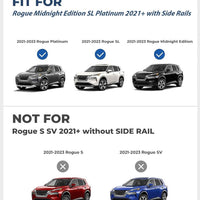 Anti-Theft Cross Bars Roof Racks for Nissan Rogue 2021-2025, 260 LBS Cross Rails for Ski Bike Rooftop Accessoreis