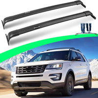 Upgraded 220lbs Roof Racks Cross Bars for 2016-2019 Ford Explorer, Deepace Cross Rails for Luggage Kayak Bike Snowboad
