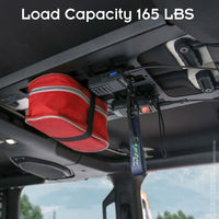 165LBS Roof Molle Panel for Jeep Wrangler JL & Gladiator JT 2/4 Doors 2018-2024 (NOT FIT Electric Soft-top Models), No Drilling Required