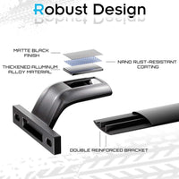 220 LBS Roof Racks for Chevy Blazer EV All-Electric 2024 2025, Work with Flush Side Rails, Deepace All Aluminum Alloy Heavy Duty Cross Bars