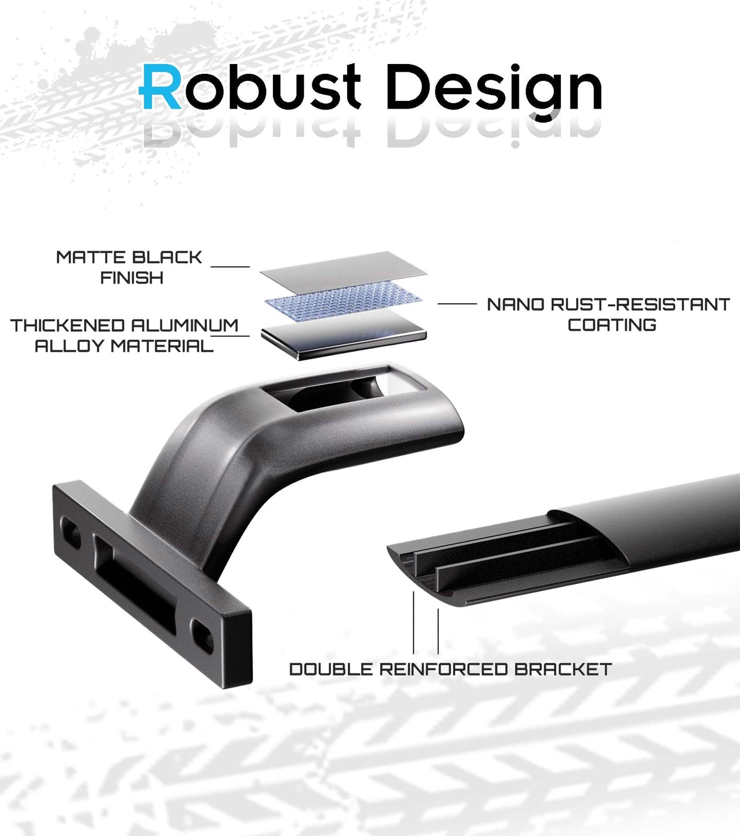 220 LBS Roof Rails & Roof Racks for 2023 2024 2025 Honda CRV CR-V EX EX-L LX, Heavy Duty All Aluminum Set of 4 with 2 Side Rails and 2 Cross Bars, All Black Cargo Accessories