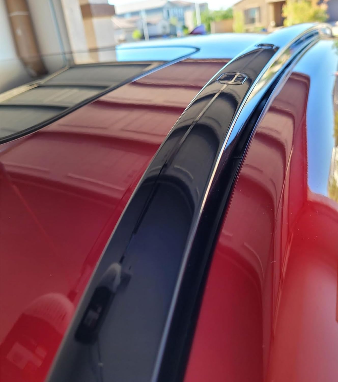 220LBS Roof Rails Racks for Mazda CX-5 CX5 2017-2025, Deepace All Aluminum Set of 4 with 2 Side Rails and 2 Cross Bars, All Black Cargo Accessories