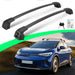 Silent Lockable Roof Racks for VW Volkswagen ID.4 2023 2024 2025, Work with Flush Side Rails, Anti-Theft Cross Bars for Cargo Ski Kayak Bike Accessories