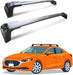 Roof Rack for Mazda 3 Sedna & Hatchback 2019-2025 with Fixed Points, 265 LBS Heavy Duty Cross Bars - Anti-Theft Lock - Low Wind Noise - Kayak, Bike, Cargo Ready