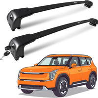 Roof Rack for KIA EV9 2024-2026 with Flush Rails, 220 LBS Capacity Cross Bars - Anti-Theft Lock - Aerodynamic Noise Reduction - Kayak, Bike, Ski Ready