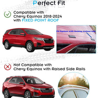 Roof Rack for Chevy Equinox 2018 2019 Without Side Rails, 265 LBS Heavy Duty Cross Bars- Anti-Theft Lock- Low Wind Noise- Kayak, Bike, Cargo Ready
