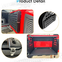 Deepace Aluminum Rear Door Tailgate Table with Molle Panel for Ford Bronco 2021-2025, 2 and 4 Door