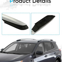 All Aluminum Side Rails for Toyota RAV4 2014-2018, Silver Roof Rails Bolt on Your Original Holes, No Drilling Required