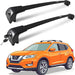 Roof Rack for Nissan Qashqai 2017-2023 with Raised Side Rails, 265 LBS Capacity Cross Bars - Anti-Theft Lock - Aerodynamic Noise Reduction - Kayak, Bike, Ski Ready