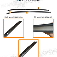 220LBS Roof Rails & Roof Racks for 2012-2016 Honda CR-V, Upgraded Aluminum Side Rails - OE Style All Black Set of 4 with 2 Side Rails and 2 Cross Bars