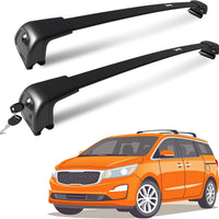 Roof Rack for Kia Sedona 2015-2021 with Flush Rails, 265 LBS Capacity Cross Bars - Anti-Theft Lock - Aerodynamic Noise Reduction - Kayak, Bike, Ski Ready