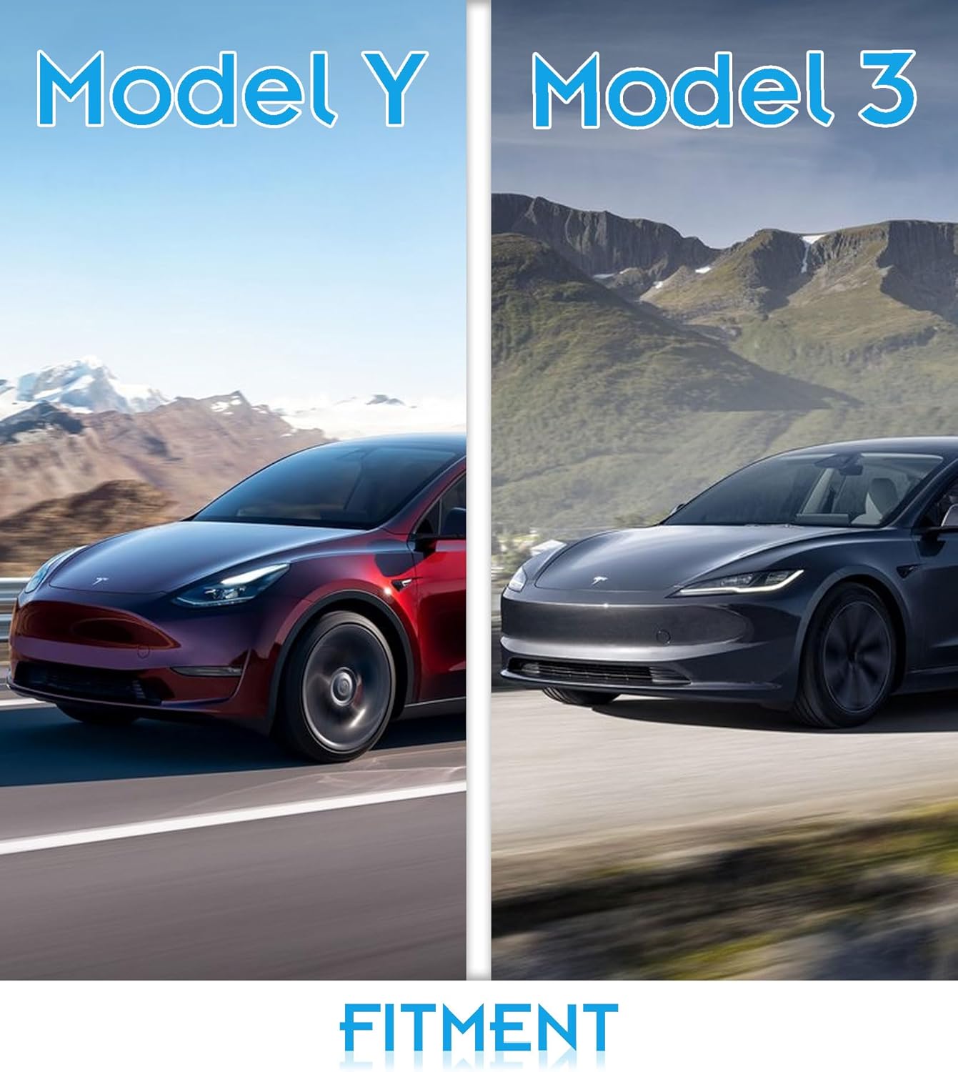 All Aluminum Front Protective Skid Plate for Tesla Model Y/Model 3, Fits 2017-2024, Guards Chassis from Road Debris