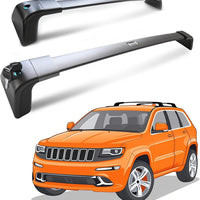 Roof Rack for Jeep Grand Cherokee SRT & Trackhawk 2011-2021, 265 LBS Heavy Duty Cross Bars- Anti-Theft Lock- Low Wind Noise- Kayak, Bike, Cargo Ready