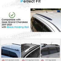 Roof Rack for Jeep Grand Cherokee SRT & Trackhawk 2011-2021, 265 LBS Heavy Duty Cross Bars- Anti-Theft Lock- Low Wind Noise- Kayak, Bike, Cargo Ready