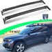 220 LBS Roof Racks Cross Bars for 2021-2025 Jeep Grand Cherokee L & 2022-2025 Grand Cherokee WL, Deepace Black All Aluminum Alloy Cross Rails