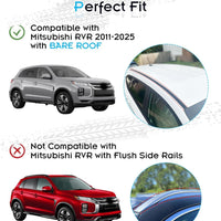 Deepace Roof Rack for Mitsubishi RVR 2011-2025 Without Side Rails, 265 LBS Heavy Duty Cross Bars- Anti-Theft Lock- Low Wind Noise- Kayak, Bike, Cargo Ready