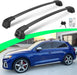 Silent Lockable Roof Racks for Audi Q5 2018-2024, Work with Flush Side Rails, Anti-Theft Cross Bars for Cargo Ski Kayak Bike Accessories