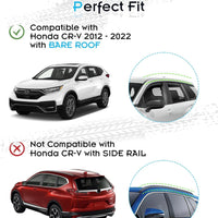 Roof Rack for Honda CR-V 2012-2022 Without Side Rails, 265 LBS Heavy Duty Cross Bars- Anti-Theft Lock- Low Wind Noise- Kayak, Bike, Cargo Ready