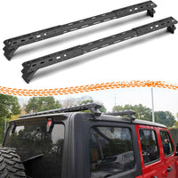 420 LBS Roof Racks Cross Bars for Jeep Wrangler 2007-2025 and Gladiator 2020-2025 (ONLY FIT Hard Roof Top) 2 & 4Door, Can be Adjustable Length Bar