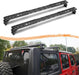 420 LBS Roof Racks Cross Bars for Jeep Wrangler 2007-2025 and Gladiator 2020-2025 (ONLY FIT Hard Roof Top) 2 & 4Door, Can be Adjustable Length Bar