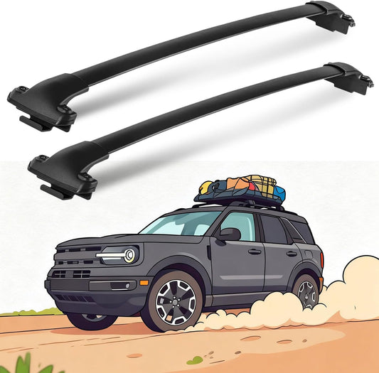 All Aluminum 265LBS Roof Racks for Ford Bronco Sport Off-Road Version, Compatible with First Edition 2021 & Outer-Banks 2022-2025 & Badlands 2021-2025 Trim