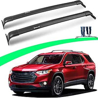 Upgraded 220 LBS Roof Racks for 2018-2021 Chevrolet Traverse LT LT Cloth, Deepace Cross Bars for Ski Kayak Bike Snowboad