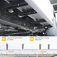 600LBS Running Boards Side Steps for 2024-2026 Toyota Tacoma - Pinch Weld Cover & No Ground Clearance Loss