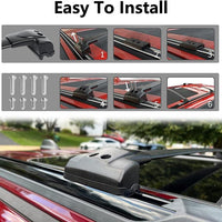 220LBS Roof Racks for Jeep Grand Cherokee WK2 2011-2021 - Only Fit Factory Grooved Metal Side Rails, Deepace Metal Clamp Cross Bars