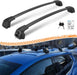 Silent Lockable Cross Bars Roof Racks for 2024 2025 2026 Chevy Equinox EV, Hidden Anti-Theft All Black Rooftop Accessories