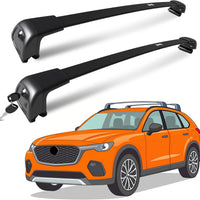 Roof Rack for Mazda CX-90 & CX-70 2024 2025 with Flush Rails, 265 LBS Capacity Cross Bars - Anti-Theft Lock - Aerodynamic Noise Reduction - Kayak, Bike, Ski Ready