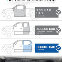 600LBS Running Boards Side Steps for 2024-2026 Toyota Tacoma - Pinch Weld Cover & No Ground Clearance Loss
