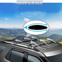 260LBS Roof Racks for Subaru Outback Wilderness 2022-2025, Metal Clamp Cross Rails, Black Cross Bars