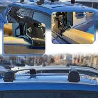 Silent Lockable Cross Bars Roof Racks for 2024 2025 2026 Chevy Equinox EV, Hidden Anti-Theft All Black Rooftop Accessories