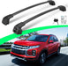 Lockable Roof Rails & Cross Bars for Honda HR-V 2016-2022, 2 Side Rails & 2 Roof Racks, Deepace All Black Rooftop Accessories
